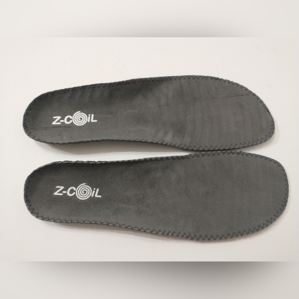 NWT Z-Coil Pain Relief Footwear Men's size 13 Dark Grey Suede Insole Wide